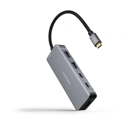 --Docking Tipo-C Nanocable 10.16.1006/ 2xUSB/ 1xHDMI 4K/ 2xUSB Tipo-C/ 1xUSB Tipo-C PD-