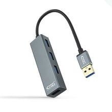 --Hub USB 3.0 Nanocable 10.16.4402/ 4xUSB/ Gris-
