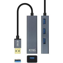 -2-Hub USB 3.0 Nanocable 10.16.4402/ 4xUSB/ Gris-2