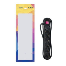 -3-Regleta con Interruptor Nanocable 10.37.0006-BK/ 6 Tomas de Corriente/ Cable 1.4m/ Negro-3