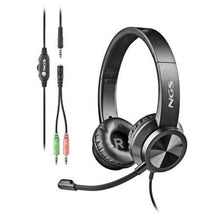 --Auriculares NGS MSX 11 Pro/ con Micrófono/ Jack 3.5/ Negros-