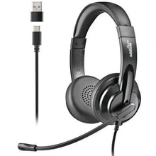 --Auriculares NGS VOX605 USB-C/ con Micrófono/ USB Tipo-C/ Negros-
