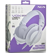 -4-Auriculares NGS VOX805 USB-C/ con Micrófono/ USB Tipo-C/ Blancos-4