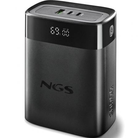 --Powerbank 30000mAh NGS TWIX30/ 140W/ Compatible con Portátiles/ Negra-