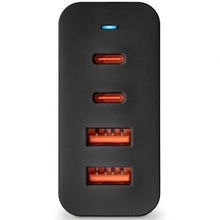 -2-Cargador de Pared GaN NGS Bud 100W/ 2xUSB Tipo-C/ 2xUSB/ 100W-2