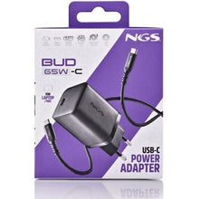 -4-Cargador de Pared GaN NGS Bud 65W/ 1xUSB Tipo-C/ 65W-4