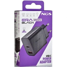 -4-Cargador de Pared GaN NGS Era 20W/ 1xUSB Tipo-C/ 1xUSB/ 20W-4