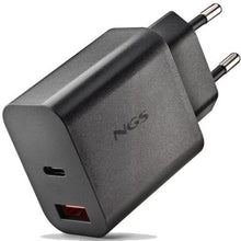 --Cargador de Pared GaN NGS Era 30W/ 1xUSB Tipo-C/ 1xUSB/ 30W-