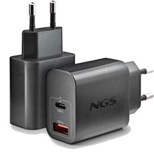 -2-Cargador de Pared GaN NGS Era 30W/ 1xUSB Tipo-C/ 1xUSB/ 30W-2