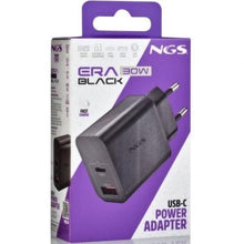 -4-Cargador de Pared GaN NGS Era 30W/ 1xUSB Tipo-C/ 1xUSB/ 30W-4