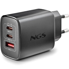 -1-Cargador de Pared GaN NGS Era 65W/ 2xUSB Tipo-C/ 1xUSB/ 65W-1