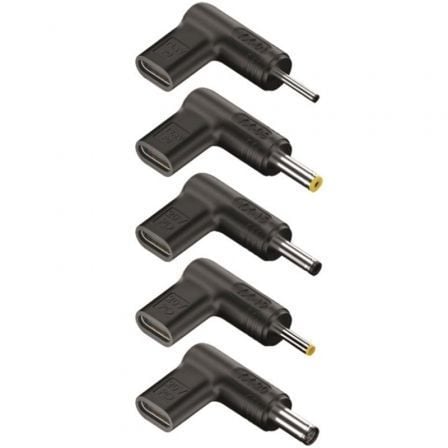 --Pack 5 Clavijas para Portátil Asus NGS BUD-AS/ DC - USB Tipo-C-