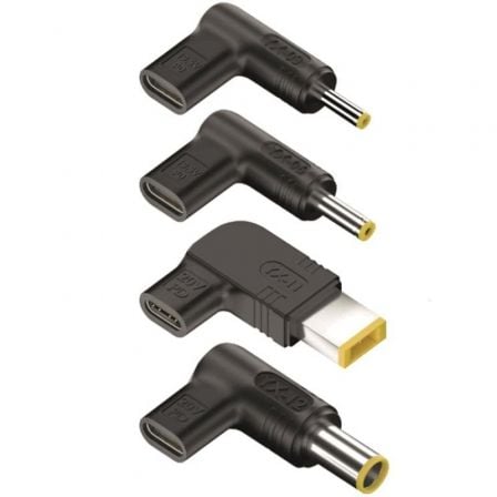 --Pack 4 Clavijas para Portátil Lenovo NGS BUD-L/ DC - USB Tipo-C-