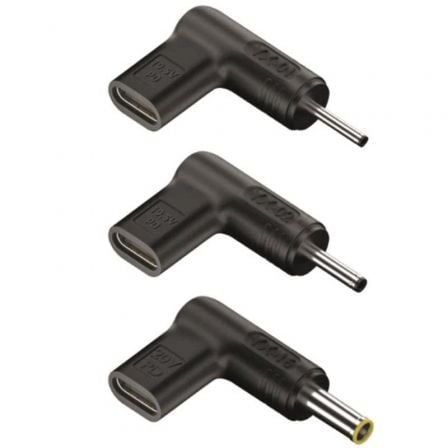 --Pack 3 Clavijas para Portátil Samsung NGS BUD-SM/ DC - USB Tipo-C-