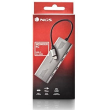 -3-Hub USB Tipo-C NGS Wonder4-C/ 4xUSB Tipo-C-3