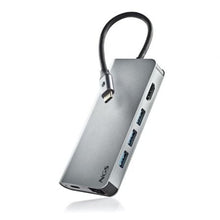 -3-Docking USB Tipo-C NGS WonderDock8/ 3xUSB/ 1xUSB Tipo-C DP/ 1xHDMI 4K/ 1xRJ45/ 1xLector Tarjetas SD-3