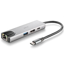 -2-Docking USB Tipo-C NGS WonderDock Supra/ 1xUSB/ 1xUSB Tipo-C DP/ 1xHDMI 4K/ 1xRJ45-2