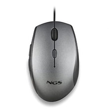-1-Ratón Ergonómico NGS Moth Gray/ Hasta 1600 DPI/ Gris-1