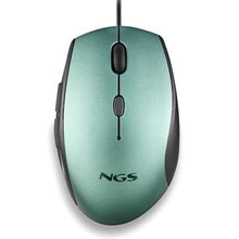 -2-Ratón Ergonómico NGS Moth Ice/ Hasta 1600 DPI/ Verde Hielo-2