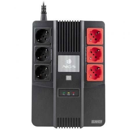 --SAI Offline NGS Fortress Bunker/ 600VA-360W/ 6 Salidas/ Formato Bloque-