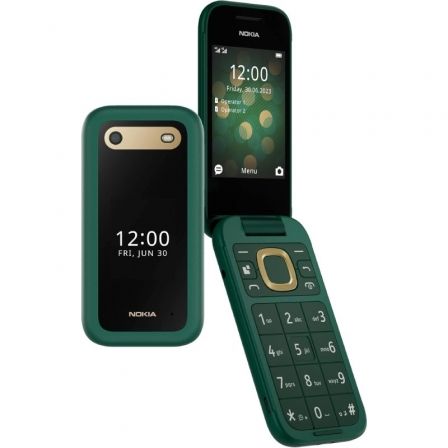 --Teléfono Móvil Nokia 2660 Flip/ Verde-