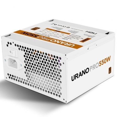 --Fuente de Alimentación Nox Hummer Urano Pro White/ 550W/ Ventilador 12cm/ 80 Plus Bronze-