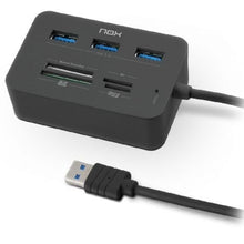 --Hub USB 3.0 Nox Reader One/ 3xUSB/ 1x Lector de Tarjetas-