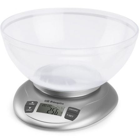 --Báscula de Cocina Electrónica Orbegozo PC 2017 A/ hasta 3.5kg/ Plata-