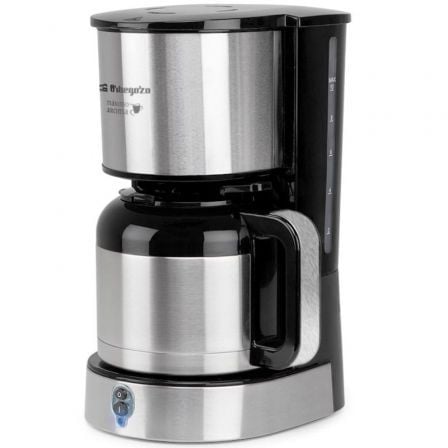 --Cafetera de Goteo Orbegozo CG 5020/ 12 Tazas/ Plata-