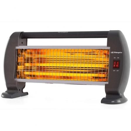 --Estufa de Cuarzo Orbegozo BP 0206/ 3 niveles de potencia/ 1200W-
