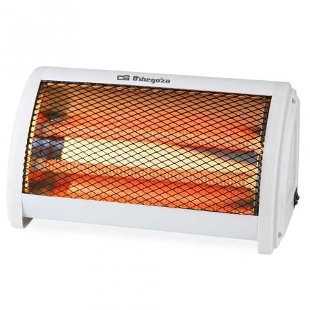 --Estufa de Cuarzo de Pie Orbegozo BP 3200/ 2 niveles de potencia/ 500W-1000W-