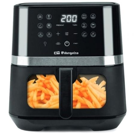 --Freidora por Aire Airfryer / Sin Aceite Orbegozo FDR 68/ 1800W/ Capacidad 6.5L-