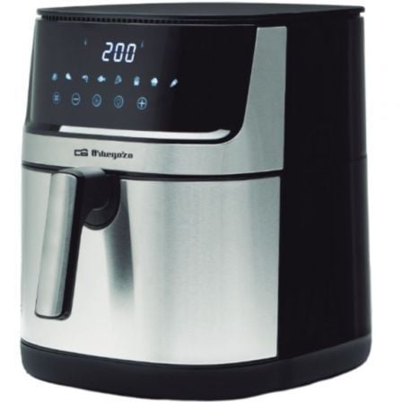 --Freidora por Aire Airfryer / Sin Aceite Orbegozo FDR 8010/ 2000W/ Capacidad 8L-