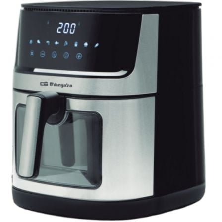 --Freidora por Aire Airfryer / Sin Aceite Orbegozo FDR 8020/ 2000W/ Capacidad 8L-