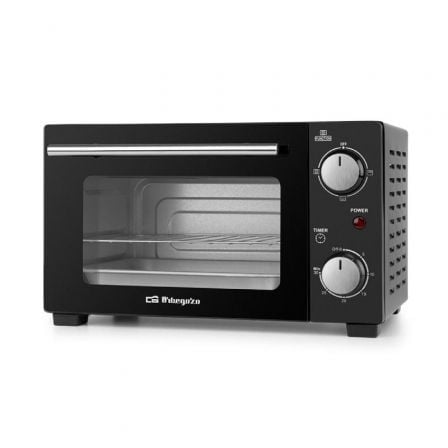 --Horno de Sobremesa Orbegozo HO 985/ 800W/ Capacidad 10L/ Negro-
