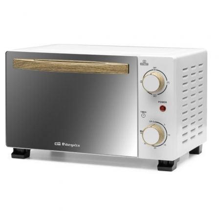 --Horno de Sobremesa Orbegozo HO 990/ 800W/ Capacidad 10L/ Blanco-