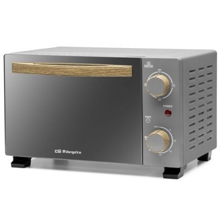 --Horno de Sobremesa Orbegozo HO 995/ 800W/ Capacidad 10L/ Gris-