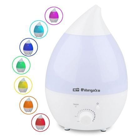 --Humidificador Orbegozo HU 2013/ Capacidad 1.3L-