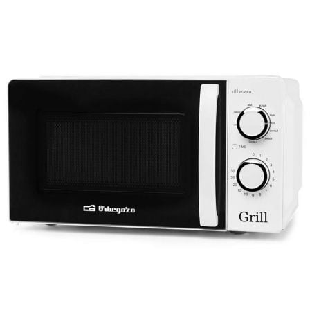 --Microondas Orbegozo MIG 2130/ 700W/ Capacidad 20L/ Función Grill/ Blanco-