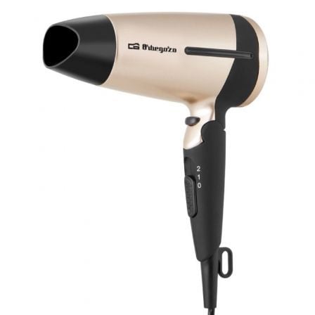--Secador Orbegozo SE 1600/ 1600W/ Dorado-
