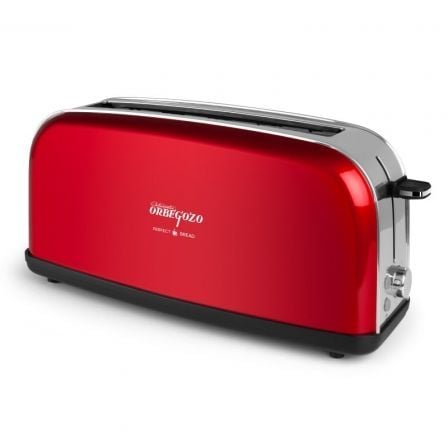 --Tostador Vintage Orbegozo TOV 6200/ 850W/ Rojo-