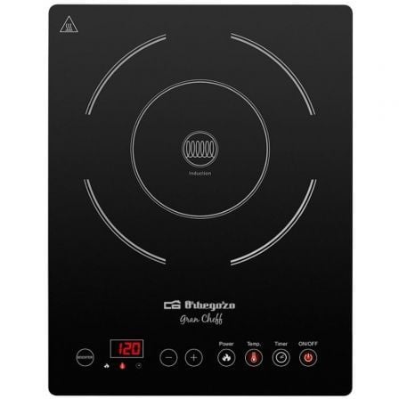 --Placa de Inducción Orbegozo PIC 2000/ 1 placa de 300mm/ 2000W-