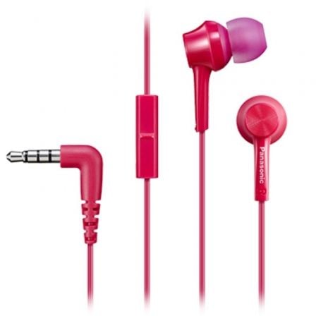 --Auriculares Intrauditivos Panasonic RP-TCM105/ con Micrófono/ Jack 3.5/ Rosas-