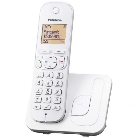 --Teléfono Inalámbrico Panasonic KX-TG210SP/ Blanco-