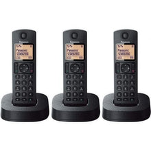 --Teléfono Inalámbrico Panasonic KX-TGC313SP/ Pack TRÍO/ Negro-