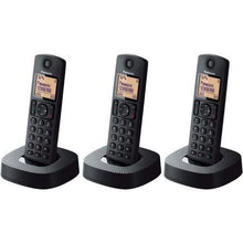 -1-Teléfono Inalámbrico Panasonic KX-TGC313SP/ Pack TRÍO/ Negro-1