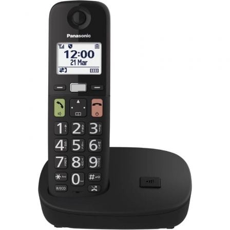 --Teléfono Inalámbrico Panasonic KX-TGU110/ Negro-