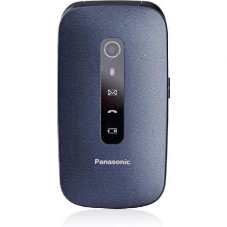 --Teléfono Móvil Panasonic KX-TU550 para Personas Mayores/ Azul-