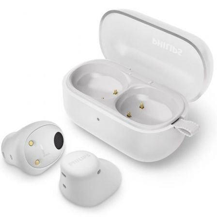 --Auriculares Bluetooth Philips TAT2149 con estuche de carga/ Autonomía 6h/ Blancos-