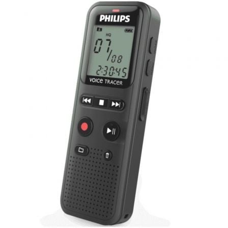 --Grabadora de Voz Philips VoiceTracer DVT1160/ 8kHz/ Negro-